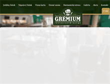 Tablet Screenshot of gremium.sk